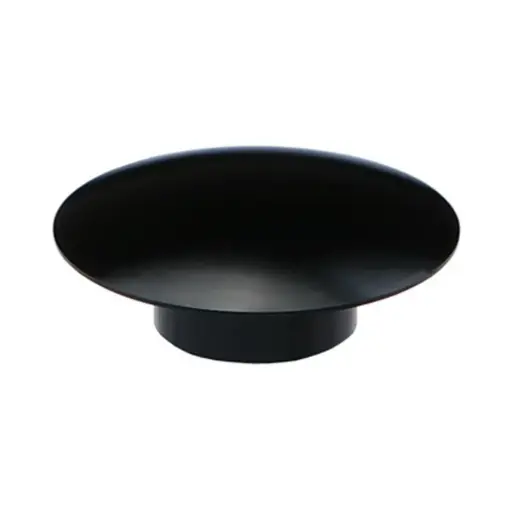Black Anodized Aluminum Rounded Caps