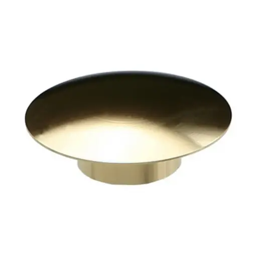 Gold Anodized Aluminum Rounded Caps