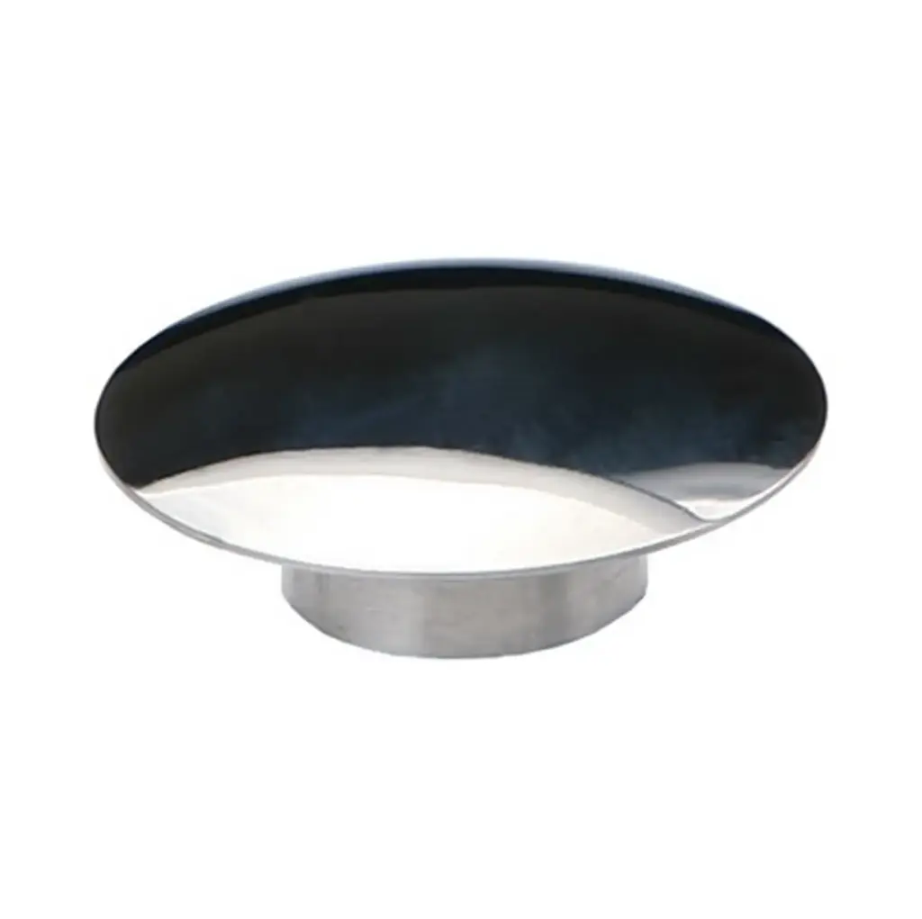 Polished Stainless Steel Rounded Caps