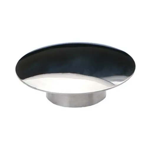 Polished Stainless Steel Rounded Caps