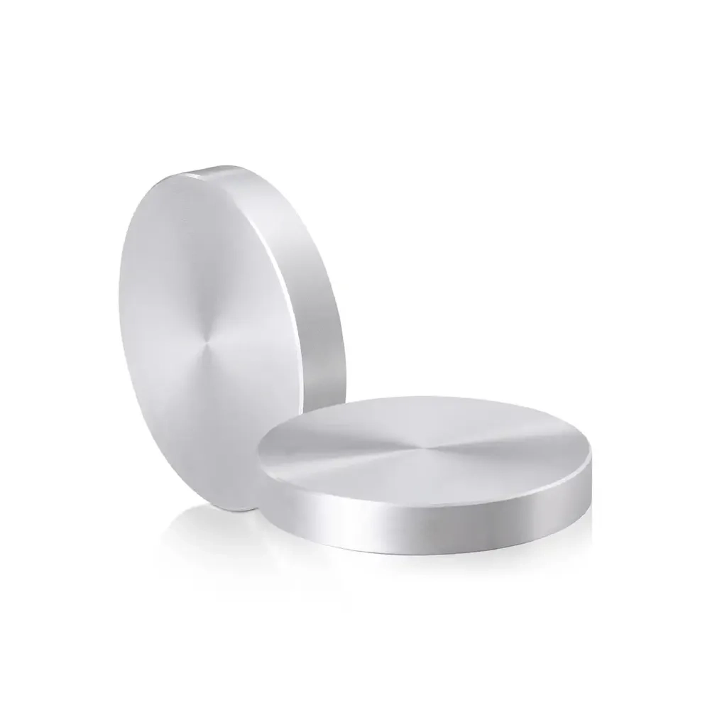 2" Diameter x 5/8" Height, 5/16-18 Threaded Cap - 3/8" Hole Required