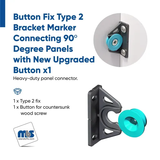 Type 2 Fix, for 90º Degree Panels + New Upgraded Button Kits (Marker Tools sold separately)