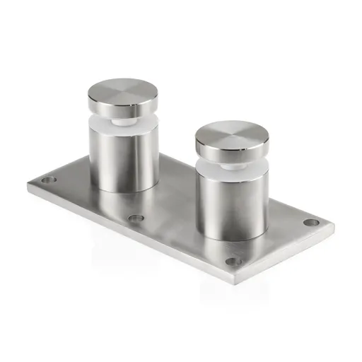 Dual Stainless Steel Glass Standoffs