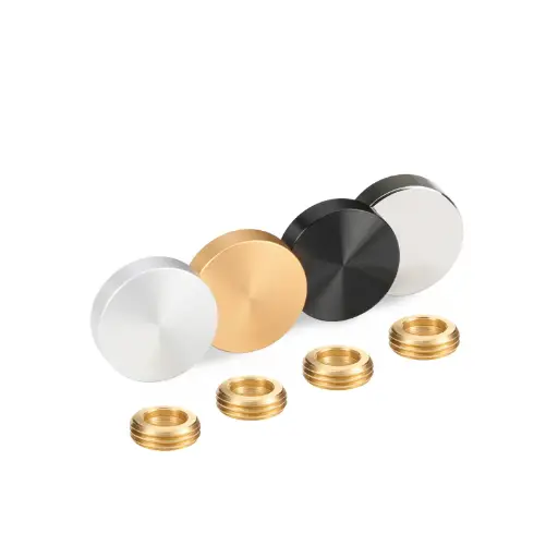 11/16" Diameter Flat Head Screw Covers - Set of 4