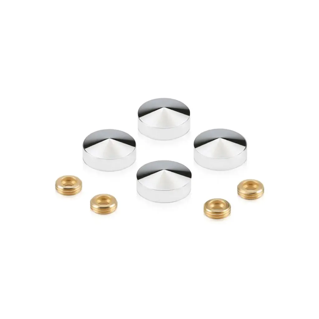 13/16" (3/4") Diameter Conical Screw Covers - Set of 4