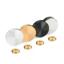 7/8" Diameter Flat Head Screw Covers - Set of 4