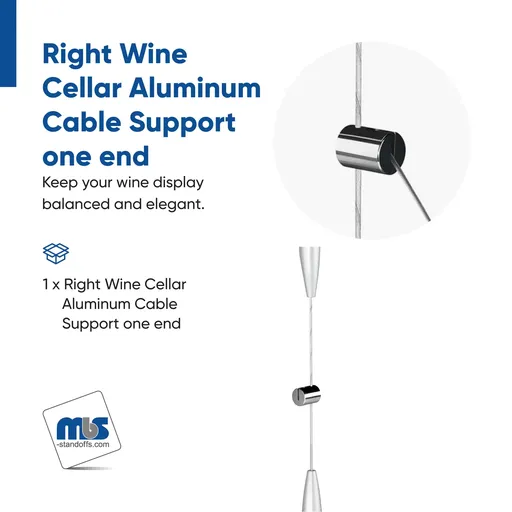 Right Side - Single Sided Wine Cellar Supports (Locking)