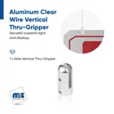 Thru-Bolt Panel Gripper for 1/16" Diameter Cable