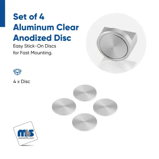 Set of 4 Replacement Discs for 1-1/4" Diameter Panel Clips