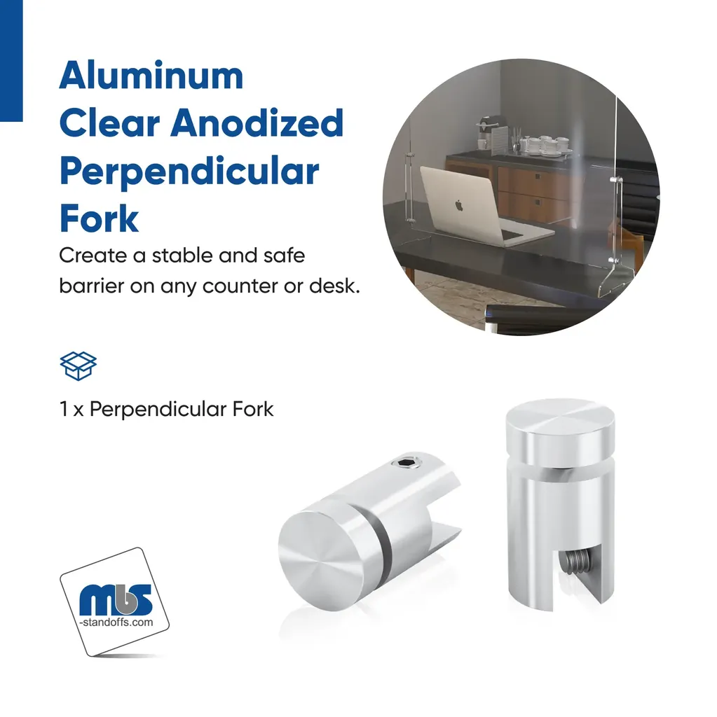 1/2" Diameter Perpendicular Fork for Up to 3/16" Thick Material