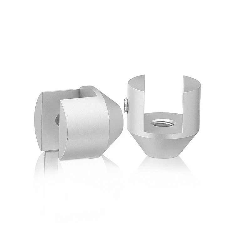 1" Diameter, Tapered Bottom Projecting Gripper for Up to 1/2" Thick Material