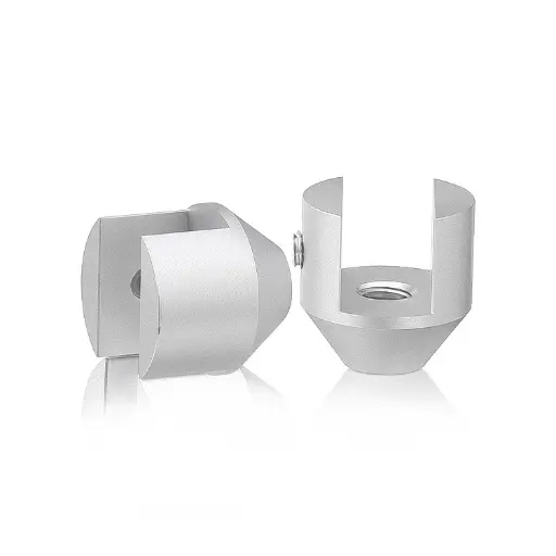 1" Diameter, Tapered Bottom Projecting Gripper for Up to 1/2" Thick Material