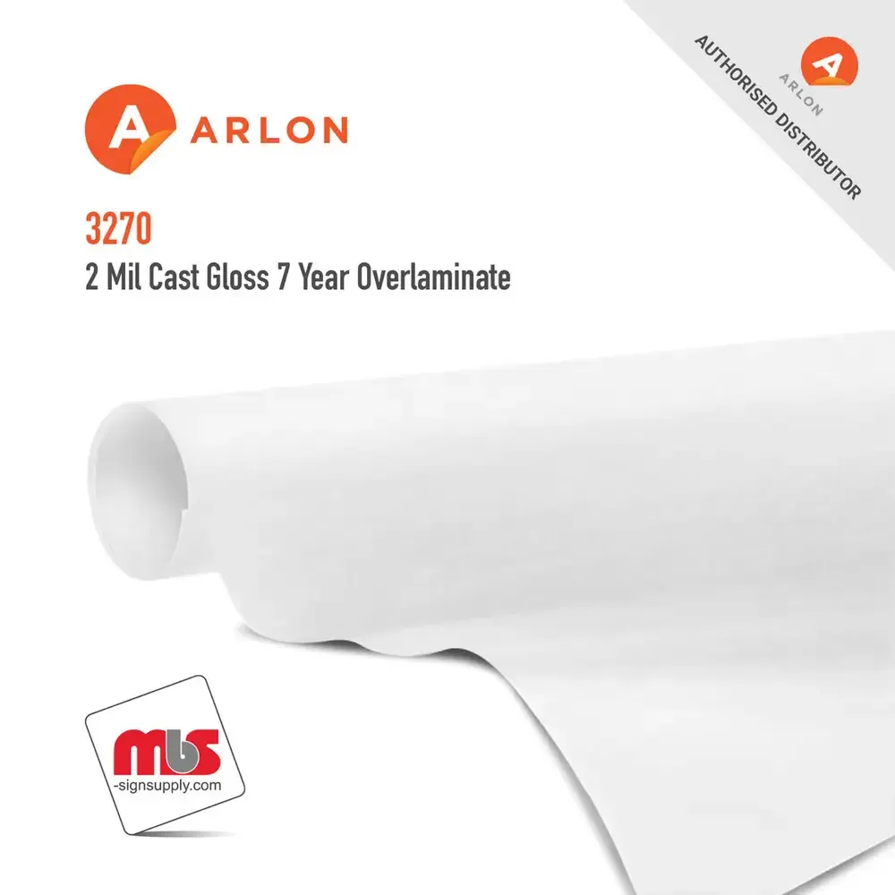 Arlon 3270 Cast Gloss 7 Year Overlaminate