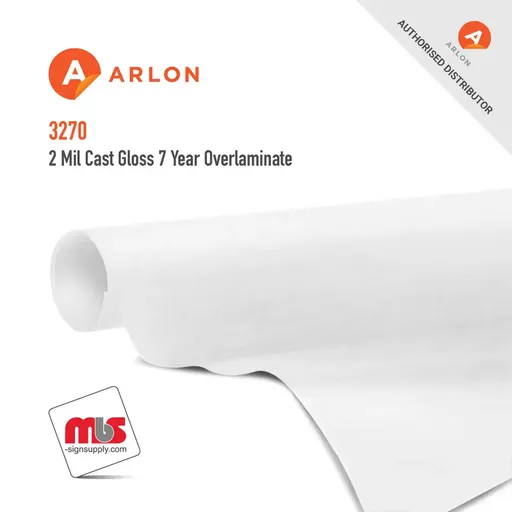 Arlon 3270 Cast Gloss 7 Year Overlaminate