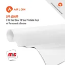 Arlon DPF 6000RP Cast Clear 10 Year Printable Vinyl w/ Permanent Adhesive