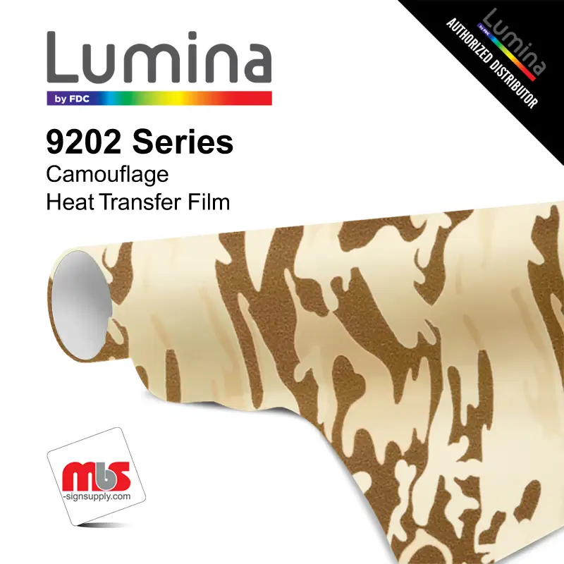 Lumina 9202 Camouflage Heat Transfer Vinyl Film