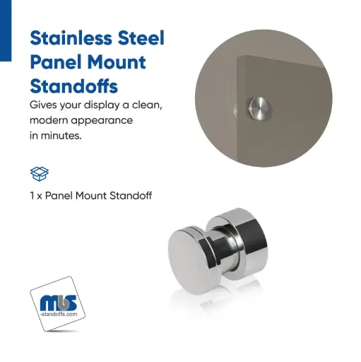 Stainless Steel Panel Mount Standoffs