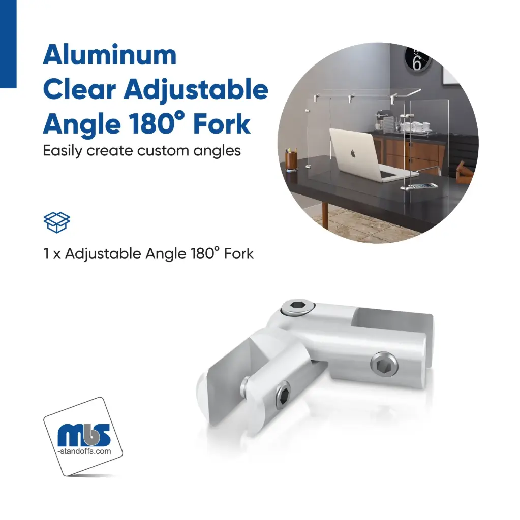 Adjustable Angle Panel Connecting Forks