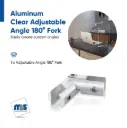 Adjustable Angle Panel Connecting Forks