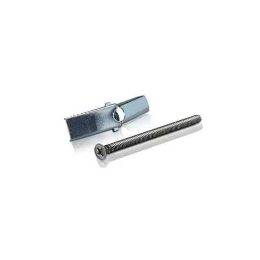 Zinc Screw with Toggle Bolt Wings Package