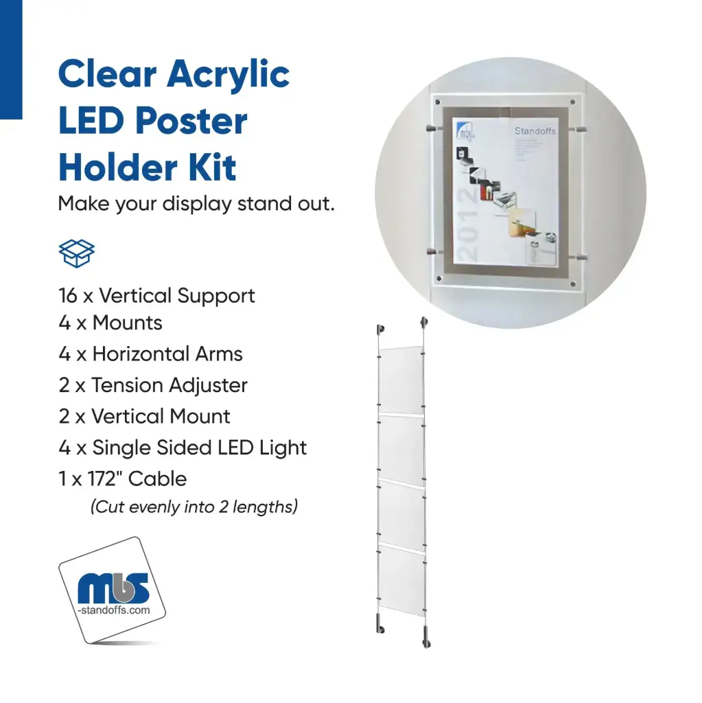 LED Poster Holder Kits