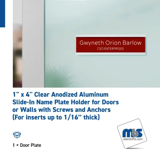 1" Wall & Door Name Plates
