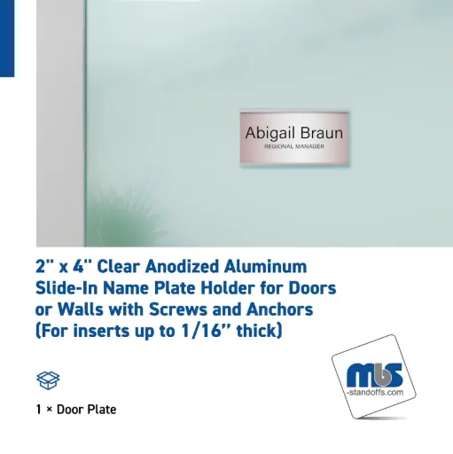 2" Wall & Door Name Plates