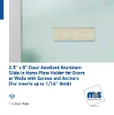 2-1/2'' Wall & Door Name Plates