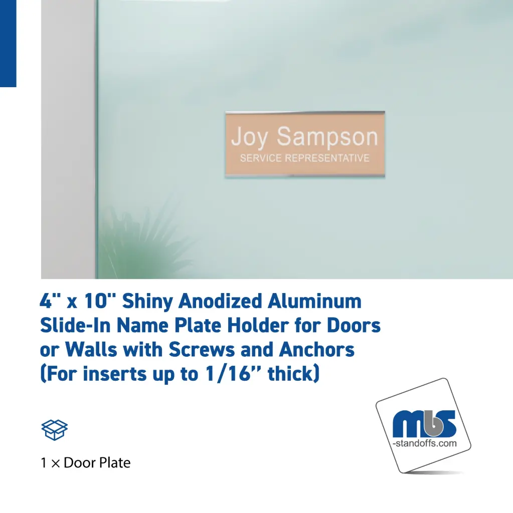 4'' Wall & Door Name Plates