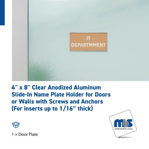 4'' Wall & Door Name Plates