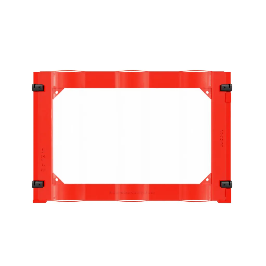 Triple-Bottle Wavy Cradle Fork Alignment Jig for 1/16" Cable Mount | Float Wine Display System | 6.25"x8.25"