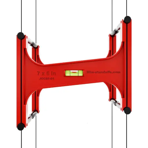 [JCCSF-01] Cable-to-Cable Side Fork & Peg Angled Alignment Jig | 7" x 6" Spacing | Sold as Pair | 7.75"x7.25