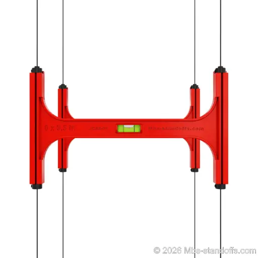 [JCSS-01] Universal Cable Shelf Side-Mount Jig | 6" × 9.5" Spacing | Sold as Pair | Float Wine Display | 10.25"x6"
