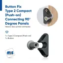 Button Fix Type 2 Compact Push-On