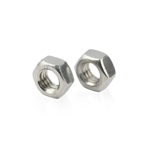 [4776] M6 x 1.0 Metric Hex Nuts, Stainless Steel 18-8 (A2), Corrosion Resistant Machine Fasteners