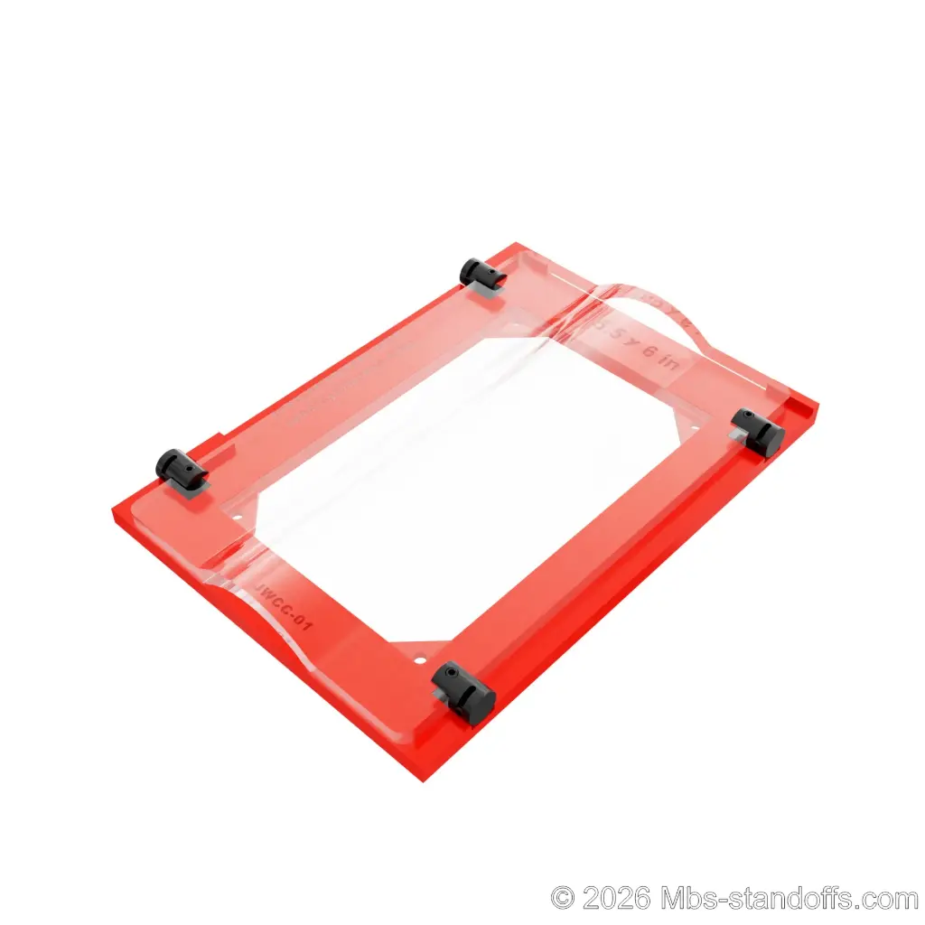 Single-Bottle Wavy Cradle Fork Alignment Jig for 1/16" Cable Mount | Float Wine Display System | 8.25"x6"