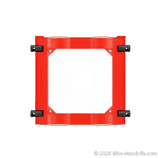 [JWCR6-02] Double-Bottle Wavy Cradle Fork Alignment Jig for 1/4" Rod Mount | Float Wine Display System | 8.25"x8.5"