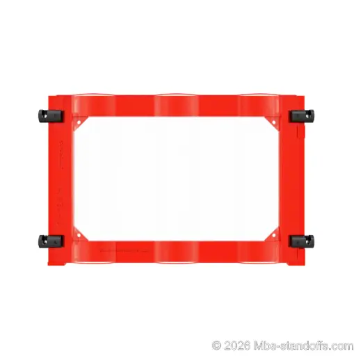 [JWCR6-03] Triple-Bottle Wavy Cradle Fork Alignment Jig for 1/4" Rod Mount | Float Wine Display System | 6.25"x8.25"
