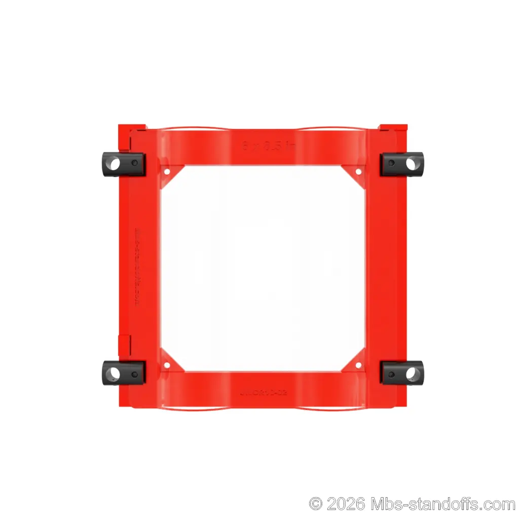 Double-Bottle Wavy Cradle Fork Alignment Jig for 3/8" Rod Mount | Float Wine Display System | 8.25"x8.5"