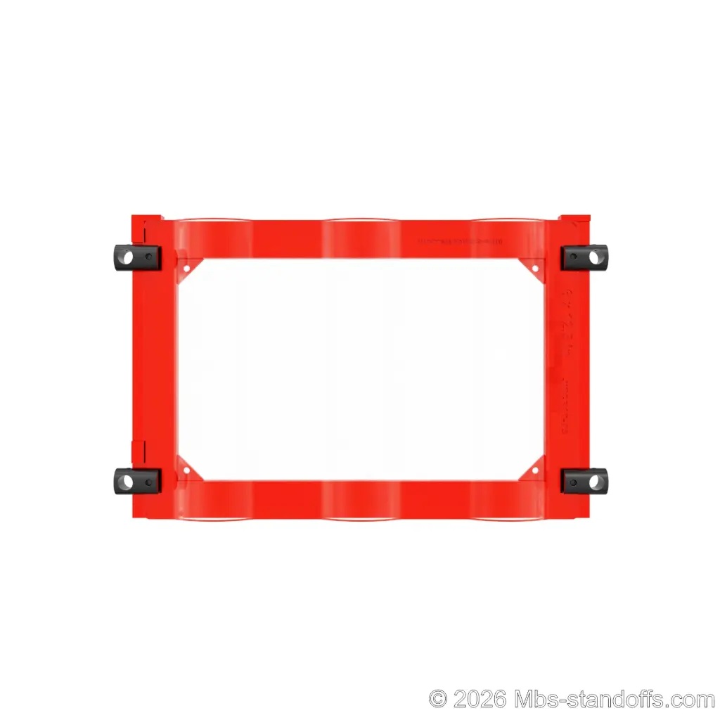 Triple-Bottle Wavy Cradle Fork Alignment Jig for 3/8" Rod Mount | Float Wine Display System | 6.25"x8.25"