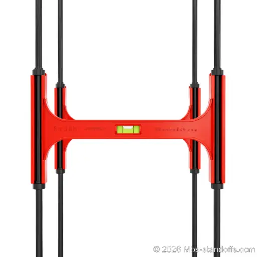 [JR10SS-01] Universal 3/8" Rod Shelf Side-Mount Jig | 6" × 9" Spacing | Sold as Pair | Float Wine Display | 9.75"x6"