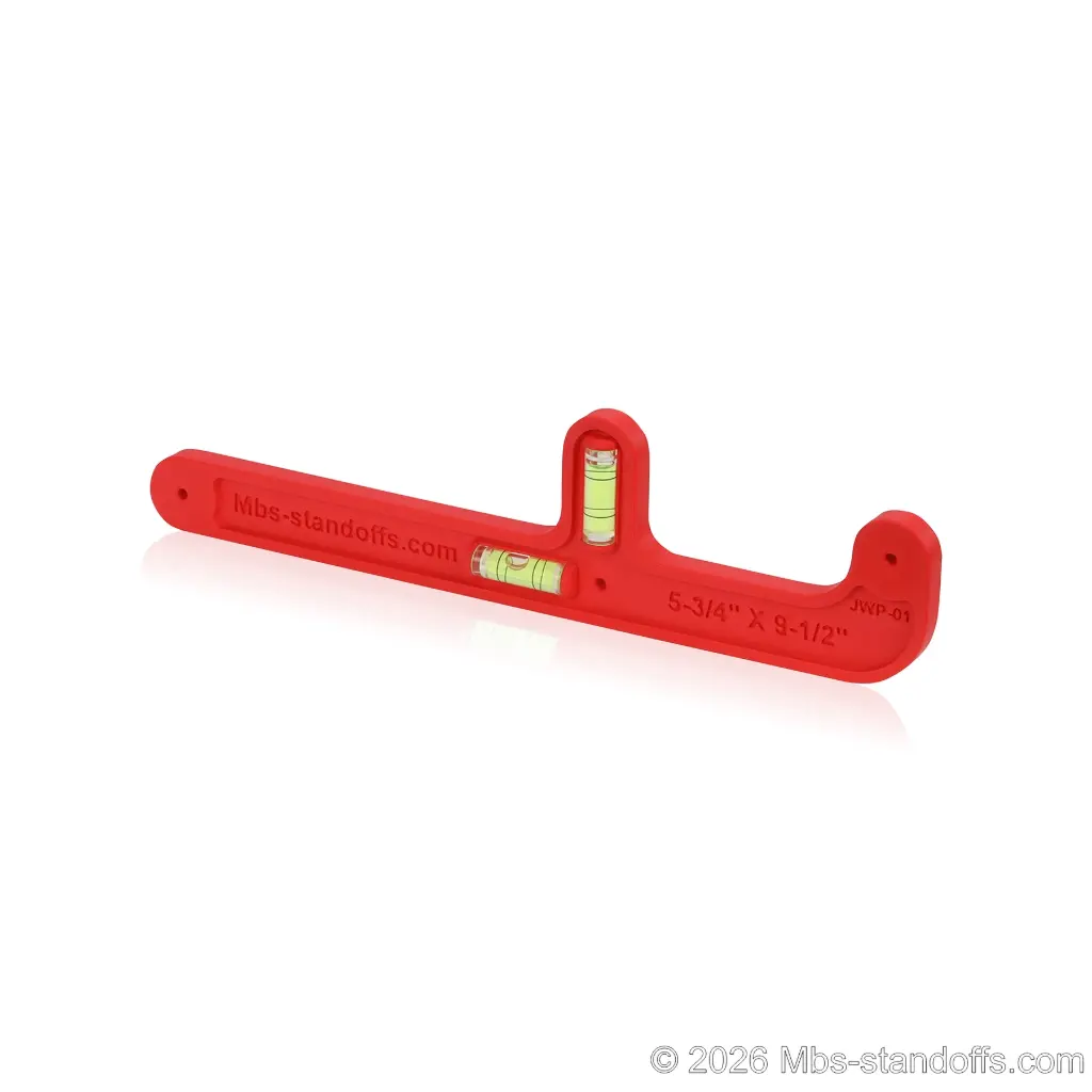 Label-Forward Wine Bottle Peg Installation Jig | Horizontal & Vertical Alignment | Built-In Bubble Level
