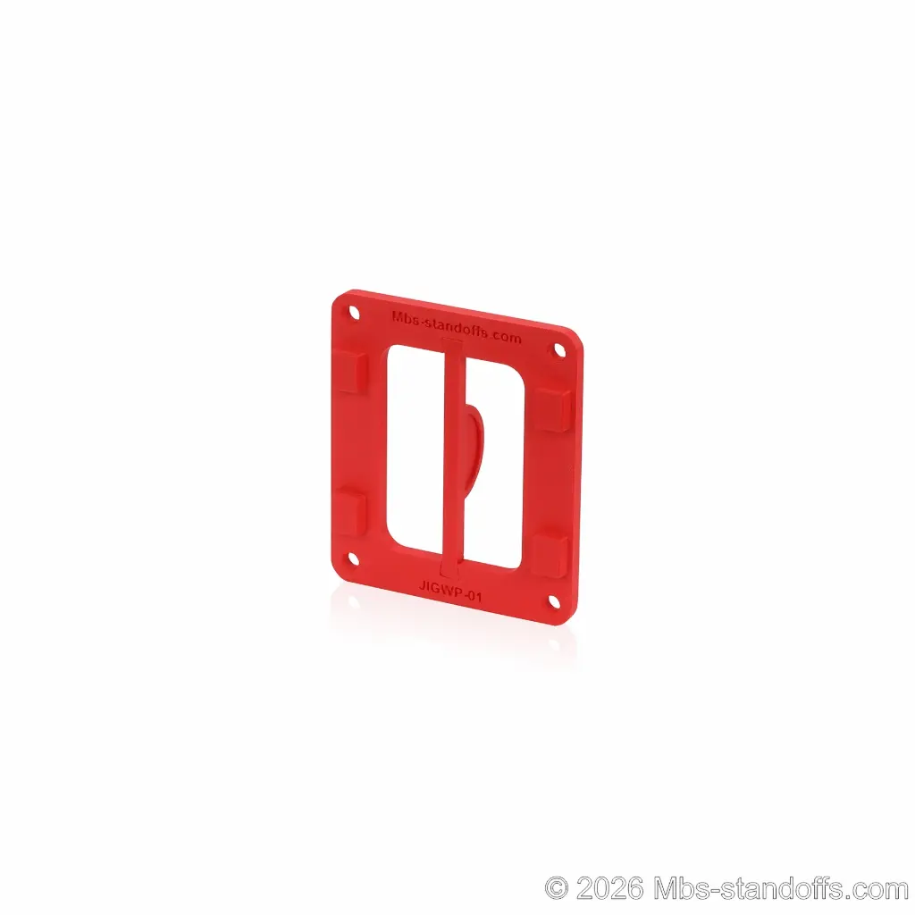 Wine Bottle Peg Installation Jig for Slat Wall Panels | Precision Alignment | Float Wine Display | 7"x6"
