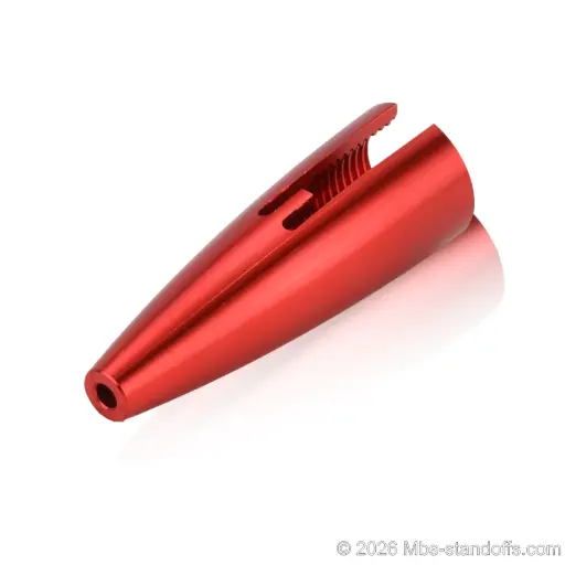 [SCS15_D_PLUM_BOB] SCS15 Plumb Bob Top-Mount Adapter - Aluminum Red Anodized