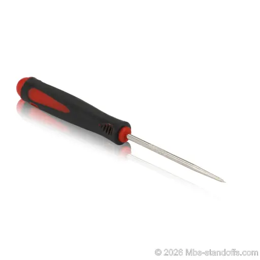 [AT165] AT165 Center Punch Tool - Hardened Steel 3.5mm x 75mm Blade, Plastic Grip