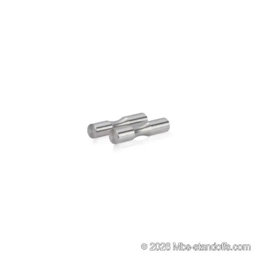 [WP075-1S] Grenache Wine Wall Peg - Label-Forward 1-Bottle, 3-1/2" Length x 3/4" Diameter, Stainless Steel Satin Brushed (Set of 2)
