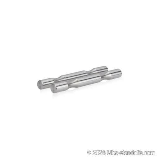 [WP075-2S] Grenache Wine Wall Peg - Label-Forward 2-Bottle, 6-1/2" Length x 3/4" Diameter, Stainless Steel Satin Brushed (Set of 2)