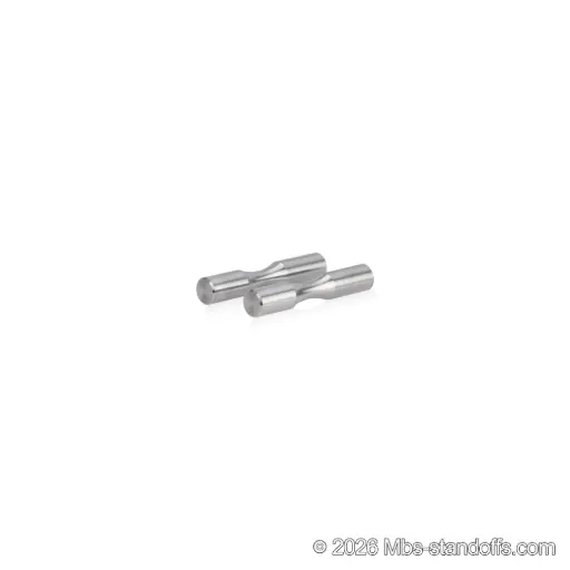 [WP058-1S] Grenache Wine Wall Peg - Label-Forward 1-Bottle, 3-1/2" Length x 5/8" Diameter, Stainless Steel Satin Brushed (Set of 2)