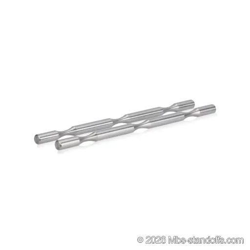 [WP050-3S] Grenache Wine Wall Peg - Label-Forward 3-Bottle, 9-1/2" Length x 1/2" Diameter, Stainless Steel Satin Brushed (Set of 2)