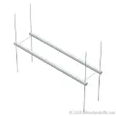 Alsace Cable to Horizontal Pegs